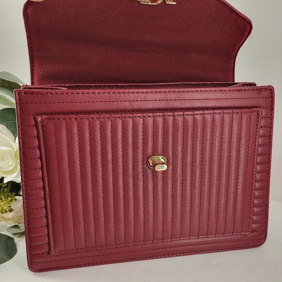 Badgley Mischka Vegan Leather Quilted Crossbody Bag Purse US $179 MSRP - Picture 10 of 16